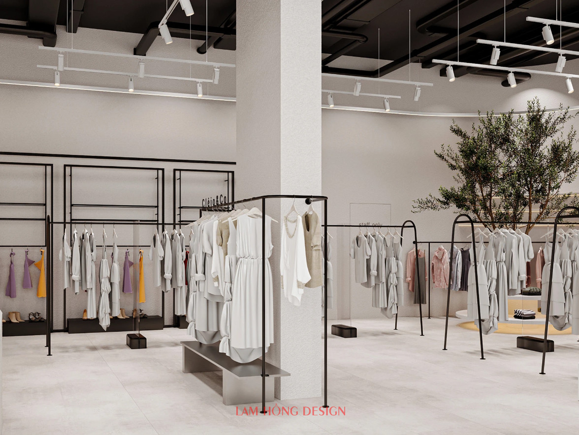 Những yếu tố tạo nên một phong cách thiết kế shop thời trang thu hút